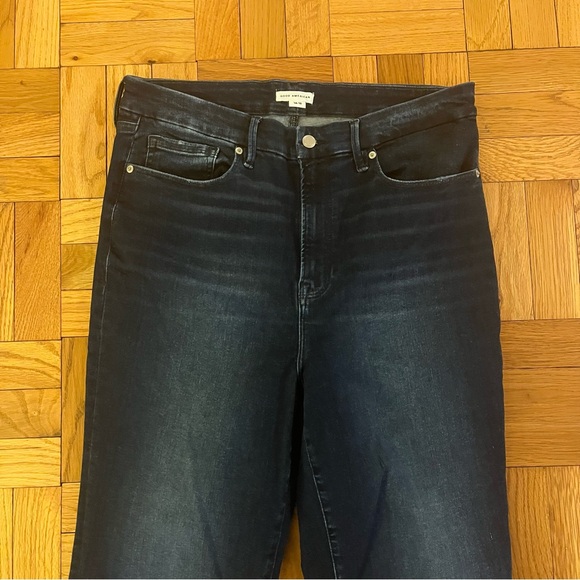 Good American Always Fits Good Legs Skinny Stretch Raw Hem Jeans 14-18 Plus - Picture 9 of 11